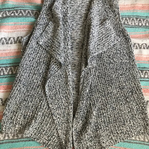 Jones New York Cardigan Sweater Vest Women Open Front  Navy Blue White XL - Picture 1 of 10